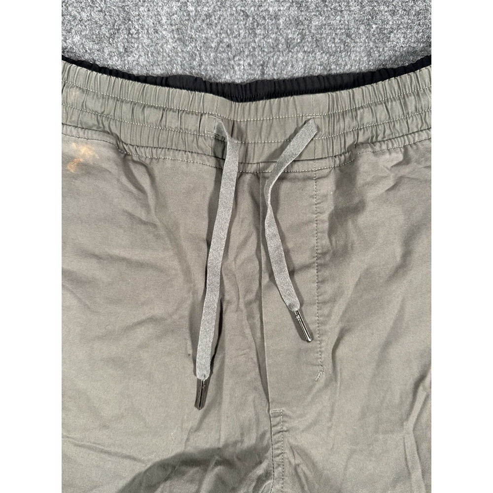 Lululemon Bowline Shorts Mens Medium Green Chino Drawstring Ripstop 8" - Picture 5 of 13